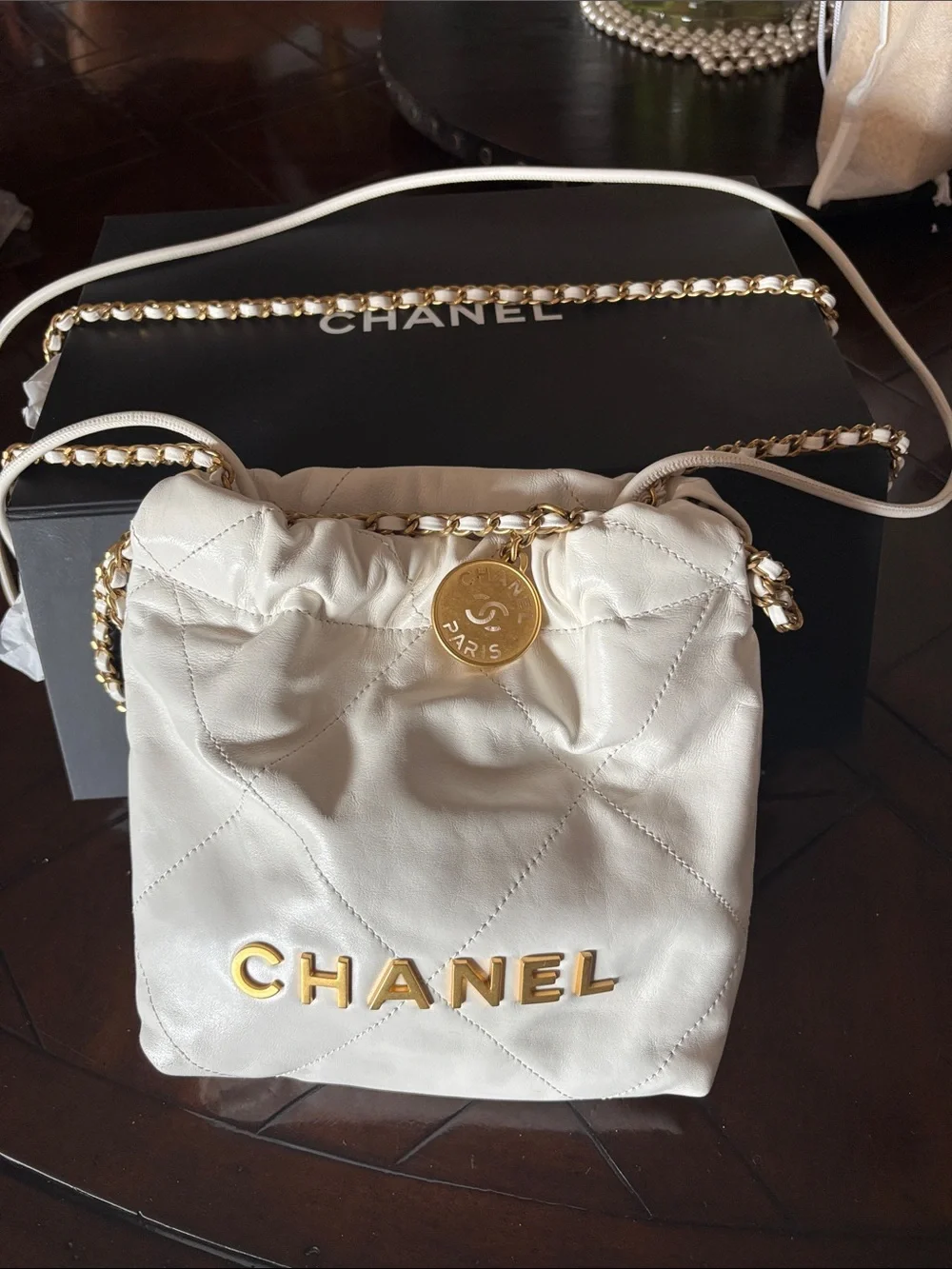 Chanel mini 22 hobo - Picture 4 of 5